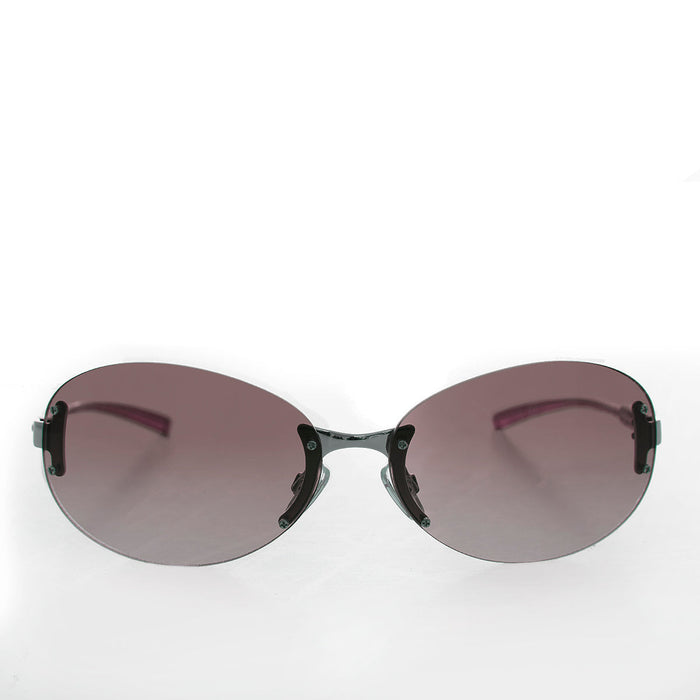 SUNGLASS MUSEUM Large Oval Vintage Sunglasses - Eugena - Product image