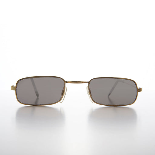image of sunglasses model SUNGLASS MUSEUM Small Rectangle Vintage Sunglasses - Evan