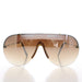 image of sunglasses model SUNGLASS MUSEUM SUNGLASS MUSEUM Rimless 80s Aviator Sunglasses - Exit
