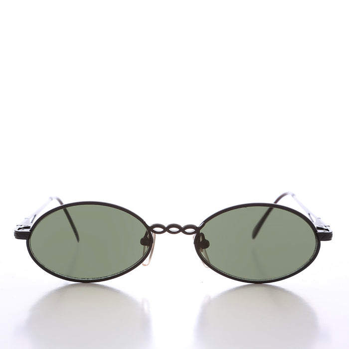 SUNGLASS MUSEUM 90s Fancy Oval Sunglasses - Fairburn