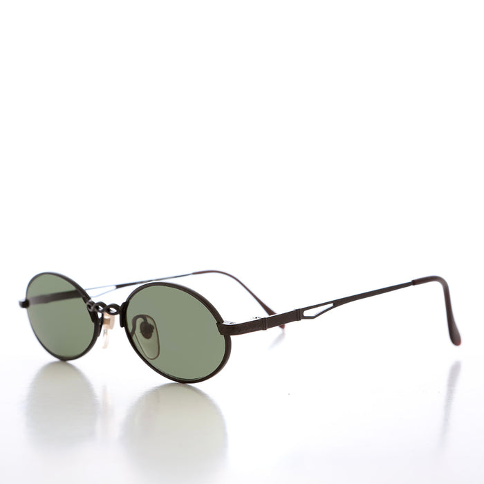 SUNGLASS MUSEUM 90s Fancy Oval Sunglasses - Fairburn