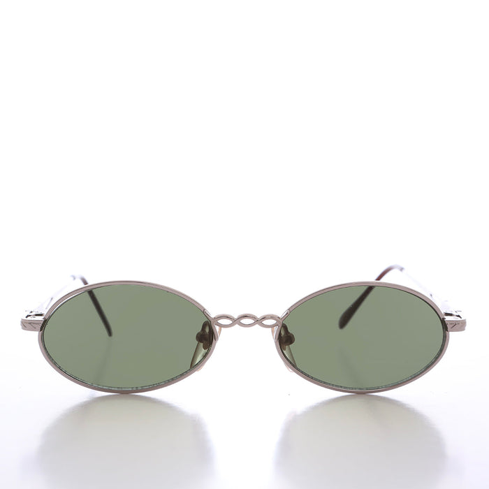 SUNGLASS MUSEUM 90s Fancy Oval Sunglasses - Fairburn