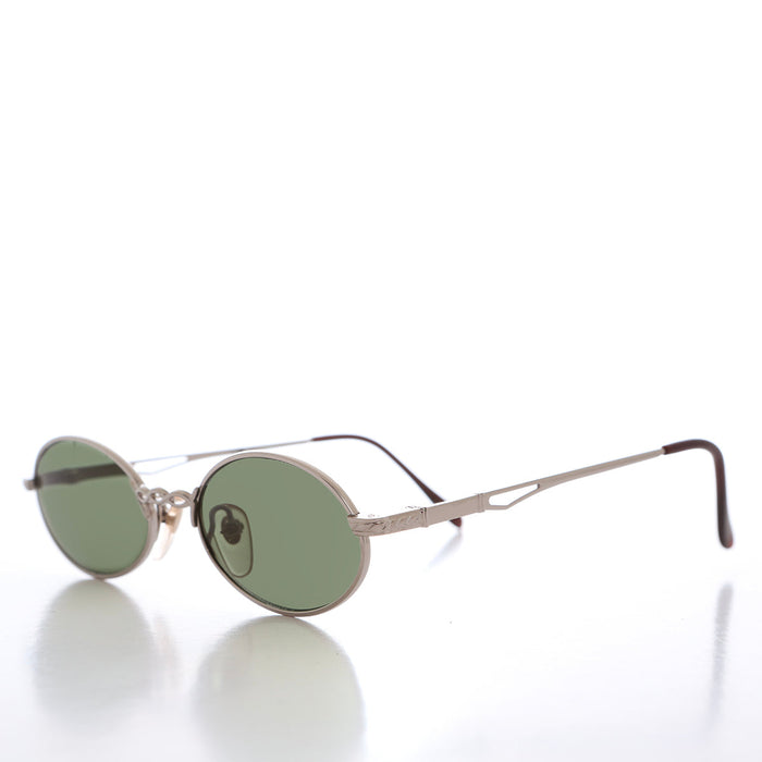 SUNGLASS MUSEUM 90s Fancy Oval Sunglasses - Fairburn