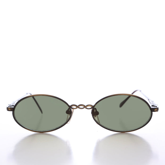 SUNGLASS MUSEUM 90s Fancy Oval Sunglasses - Fairburn