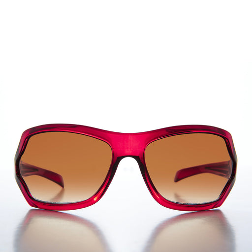 Sunglass Museum 90s Mod Curved Wrap Sleek Sunglasses - Falco - Product image