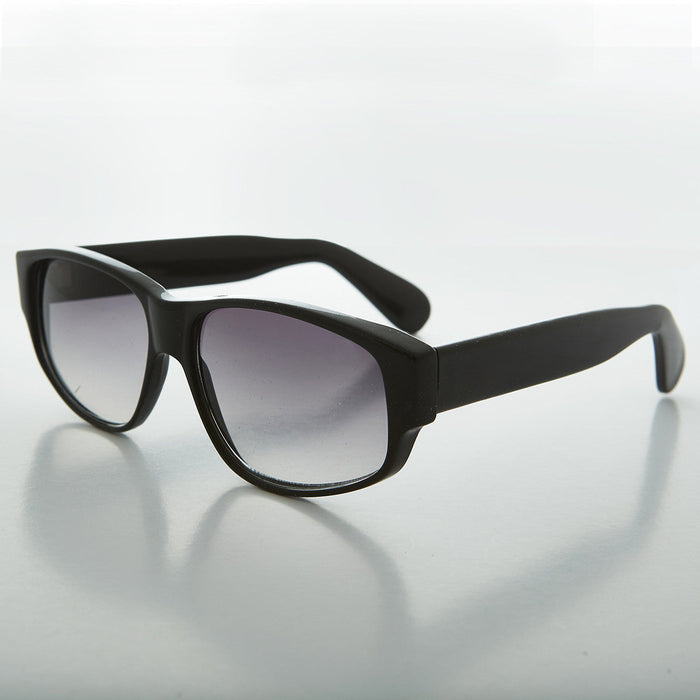 SUNGLASS MUSEUM Wide Rectangular Mod Vintage Sunglass - Fez