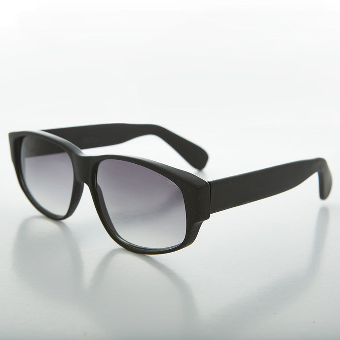 SUNGLASS MUSEUM Wide Rectangular Mod Vintage Sunglass - Fez