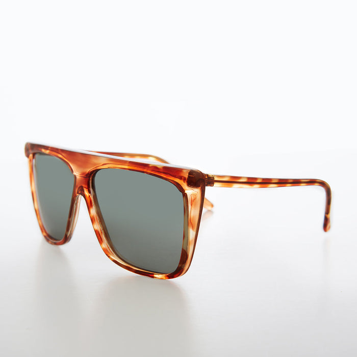 Flat Top Polarized 80s Sunglass - Finley