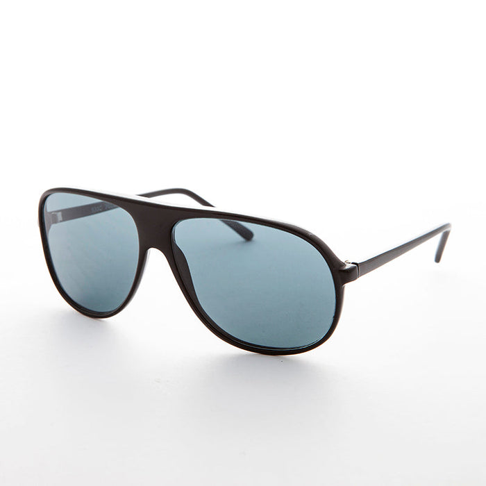 image of sunglasses model SUNGLASS MUSEUM SUNGLASS MUSEUM Polarized Glass Lens Aviator Vintage Sunglass - Flight Captain