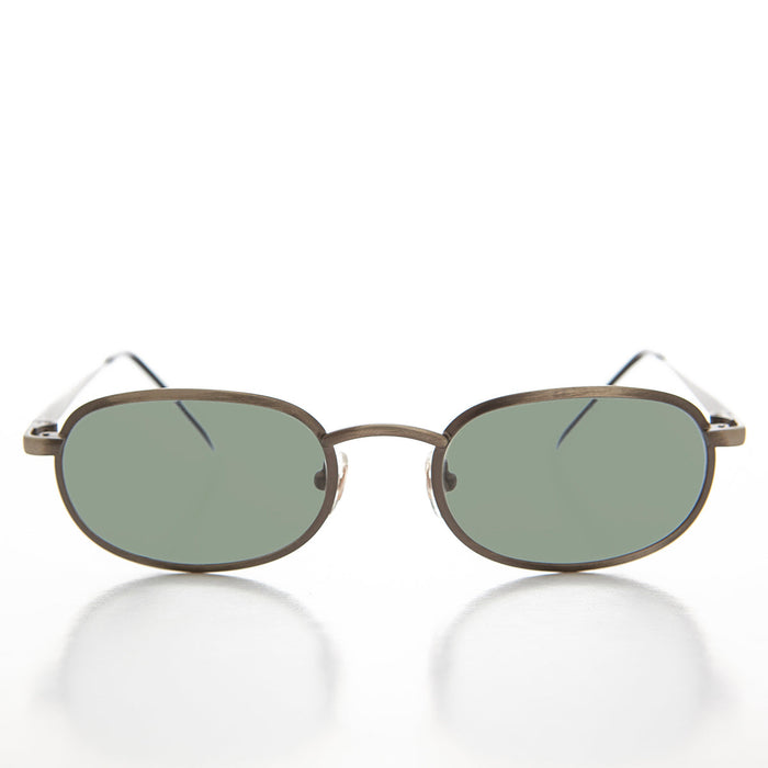 SUNGLASS MUSEUM Oval Alloy Vintage Sunglasses - Hall