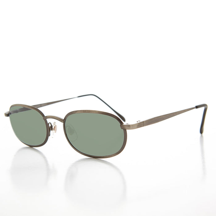 SUNGLASS MUSEUM Oval Alloy Vintage Sunglasses - Hall