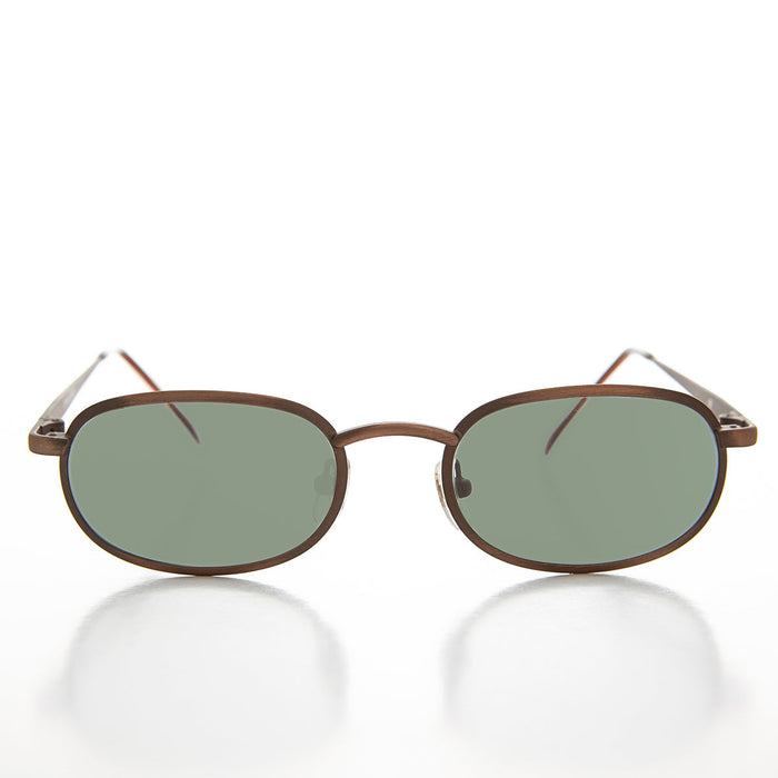 SUNGLASS MUSEUM Oval Alloy Vintage Sunglasses - Hall