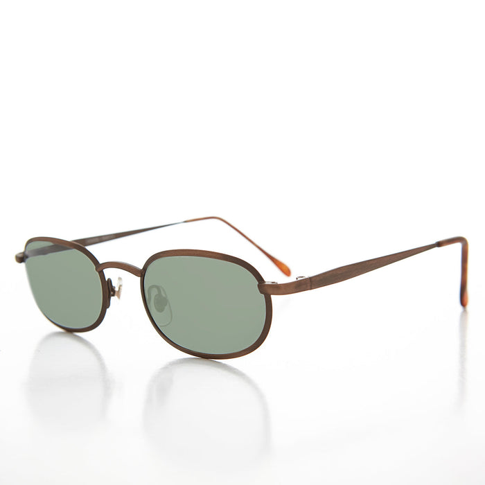 SUNGLASS MUSEUM Oval Alloy Vintage Sunglasses - Hall