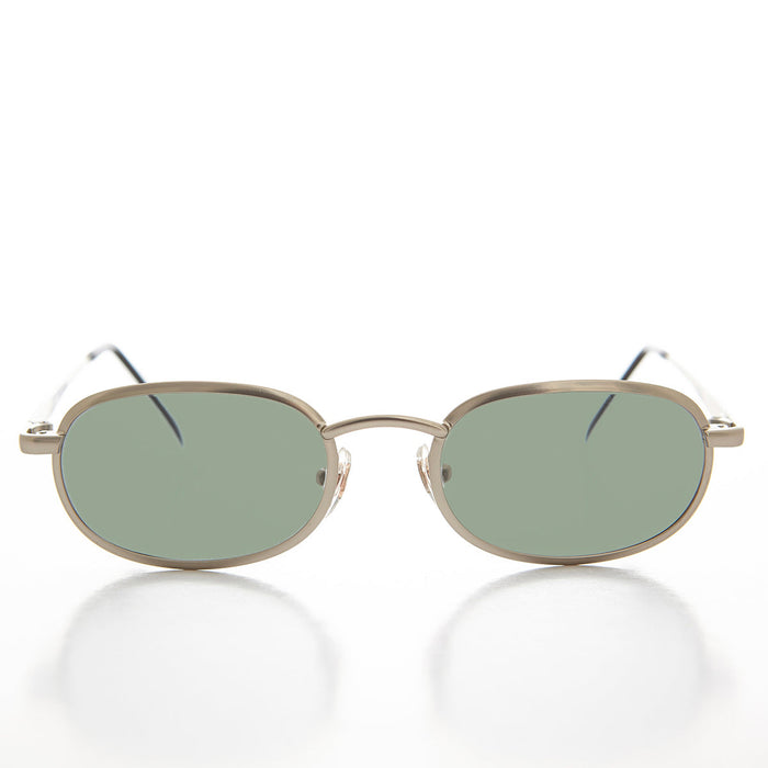 SUNGLASS MUSEUM Oval Alloy Vintage Sunglasses - Hall