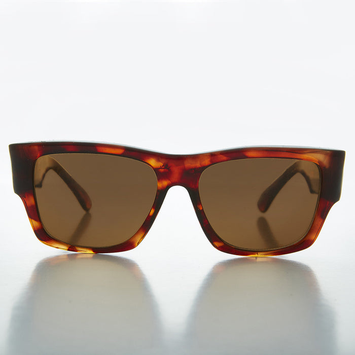 SUNGLASS MUSEUM Big Square Men's Vintage Sunglass - Freddy