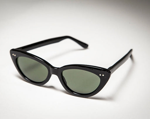 SUNGLASS MUSEUM Classic Women's Cat Eye Sunglass with Studs - Frenchy - Product image