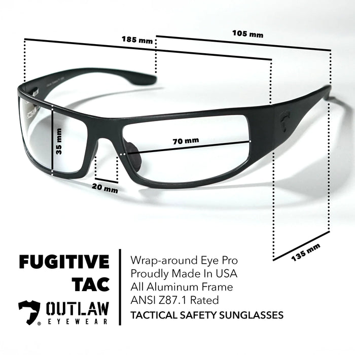 Fugitive TAC Black / Shooter Yellow Lenses