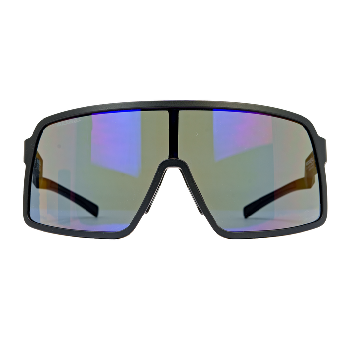 image of sunglasses model Rockwell Time Forza (Black/Blue Anti-Reflective, Mirrored, Oleo-phobic Lens)