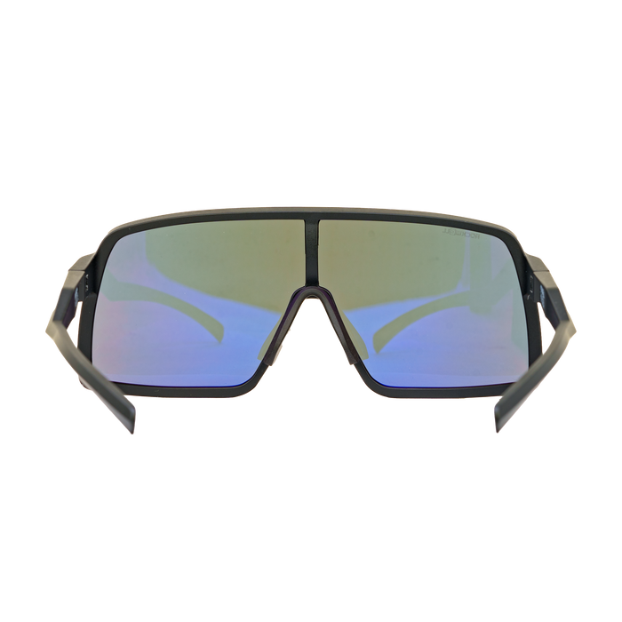 image of sunglasses model Rockwell Time Forza (Black/Blue Anti-Reflective, Mirrored, Oleo-phobic Lens)