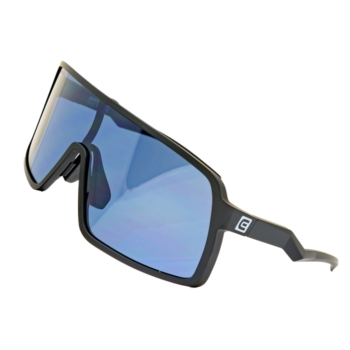 image of sunglasses model Rockwell Time Forza (Black/Blue Anti-Reflective, Oleo-phobic Lens)