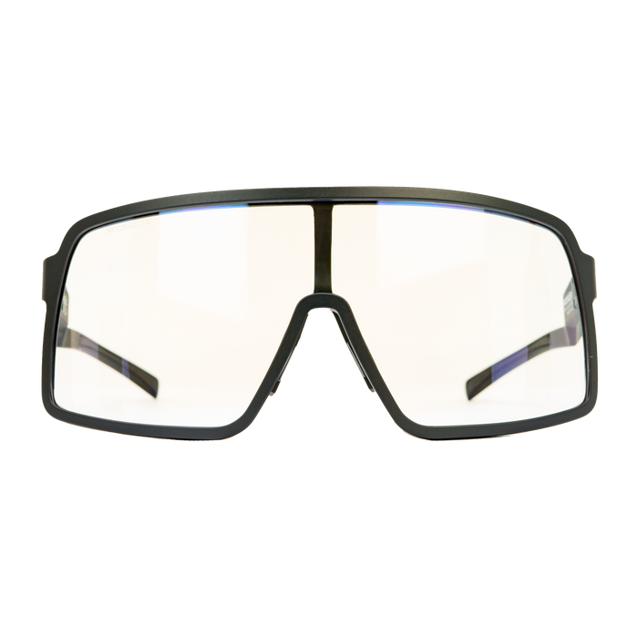 image of sunglasses model Rockwell Time Forza (Black/Clear Anti-Reflective, Oleo-phobic Lens)