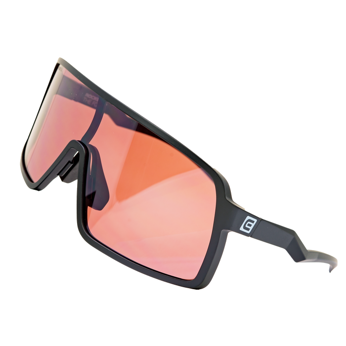 image of sunglasses model Rockwell Time Forza (Black/Rose Red Anti-Reflective, Oleo-phobic Lens)