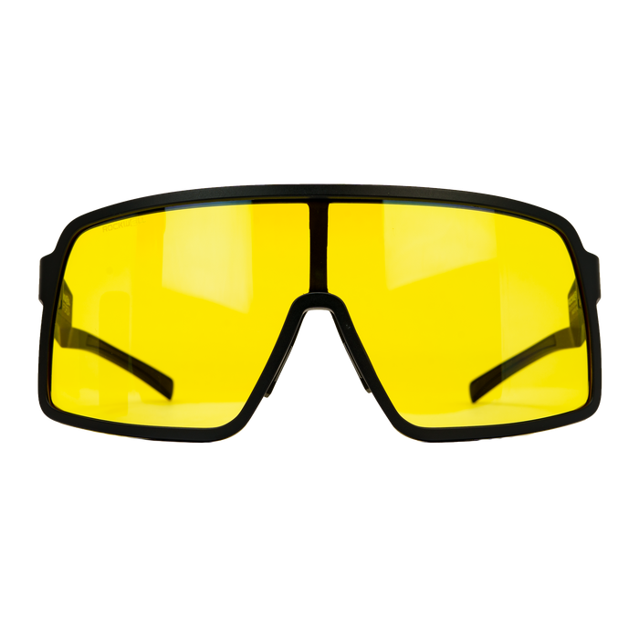 image of sunglasses model Rockwell Time Forza (Black/Yellow) Anti-Reflective, Oleo-phobic Lens