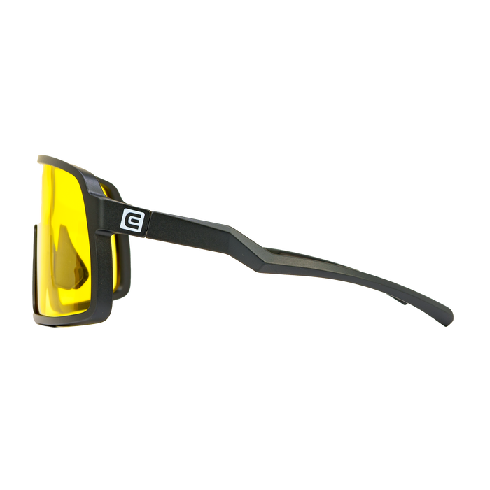 image of sunglasses model Rockwell Time Forza (Black/Yellow) Anti-Reflective, Oleo-phobic Lens