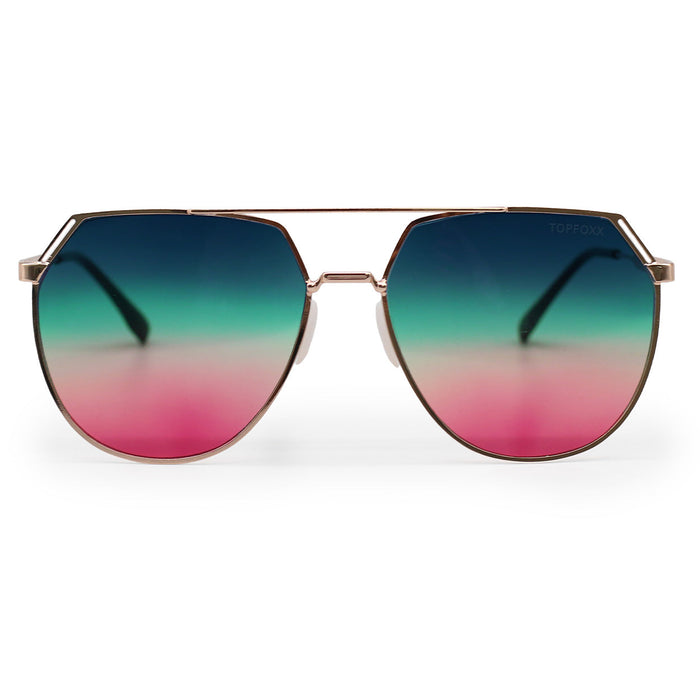 Farrah - Pride Tangle Free Aviator Sunglasses