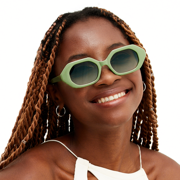 TOPFOXX Sunglasses Came To Win - Green