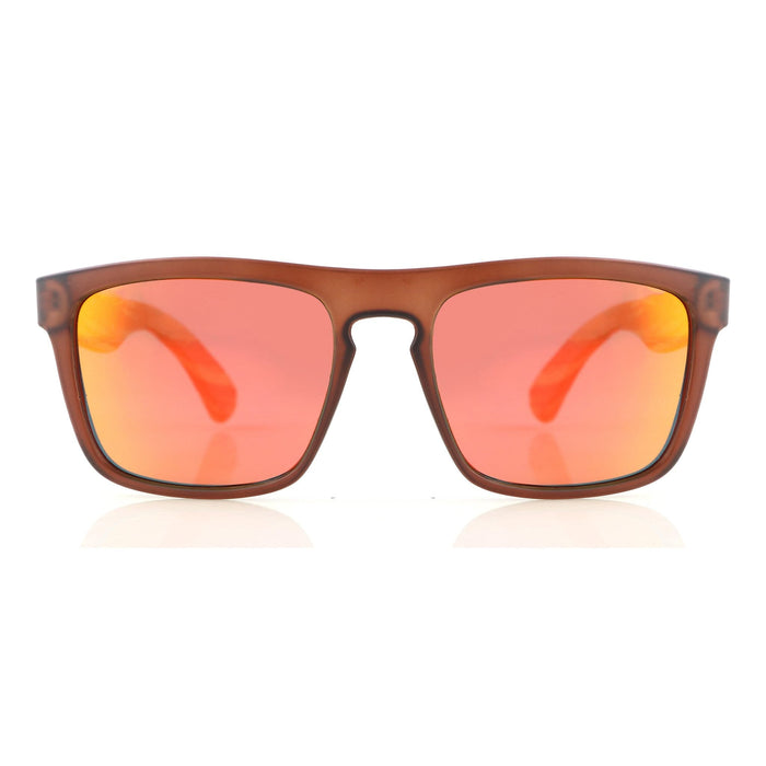 Flash Zebrawood Reflective Wooden Sunglasses | Joycoast