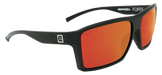 image of sunglasses model Rockwell Time Forte (Black/Orange Polarized/Mirror)
