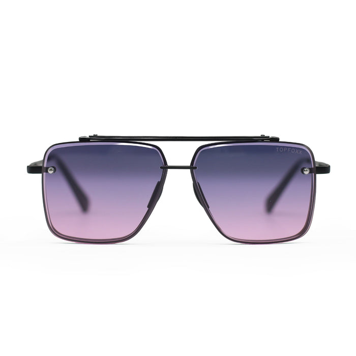 TOPFOXX Smaller Bella Faded Purple and Pink - Tangle Free Aviator Sunglasses - Product image