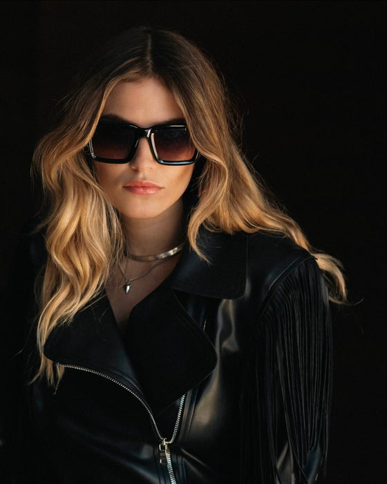 SAINT OWEN Sunglasses LUCID Black | Brown Gradient