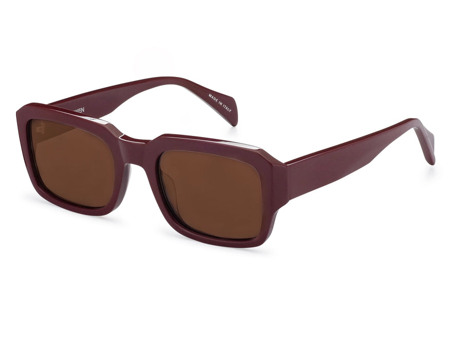image of sunglasses model SAINT OWEN SAINT OWEN Sunglasses CASH Maroon | Brown