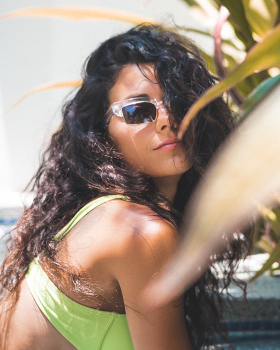 image of sunglasses model SAINT OWEN SAINT OWEN Sunglasses GRACE Crystal | Grey