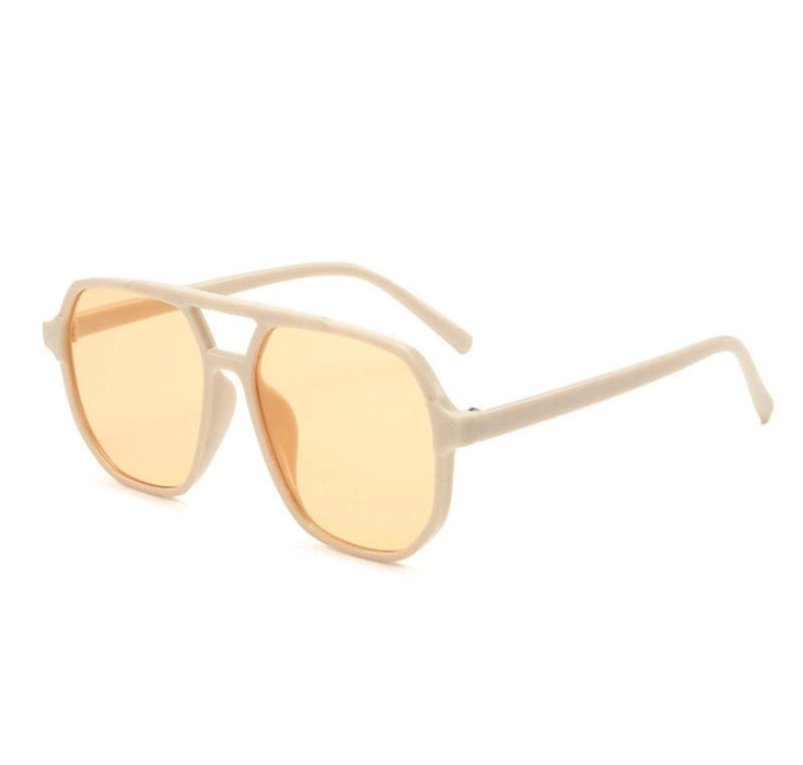 Hip Hop Color Block Sunglasses
