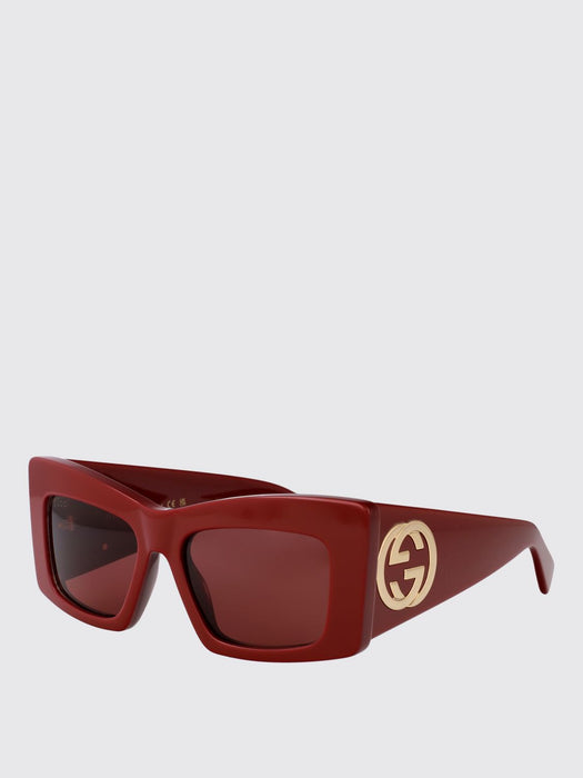 Gucci Sunglasses Woman Burgundy