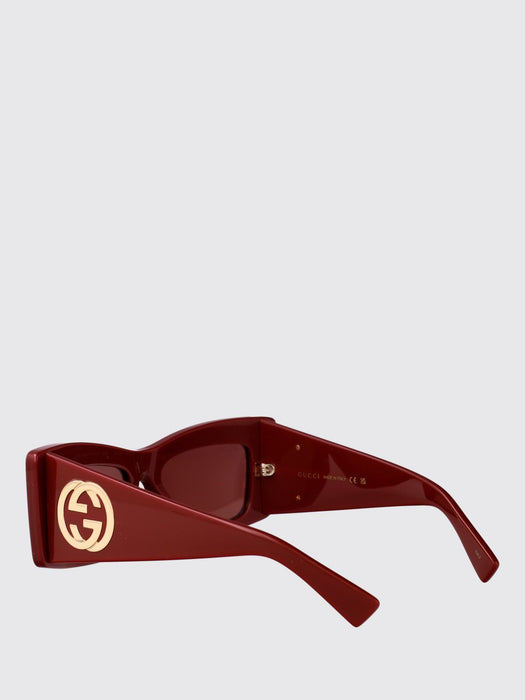 Gucci Sunglasses Woman Burgundy