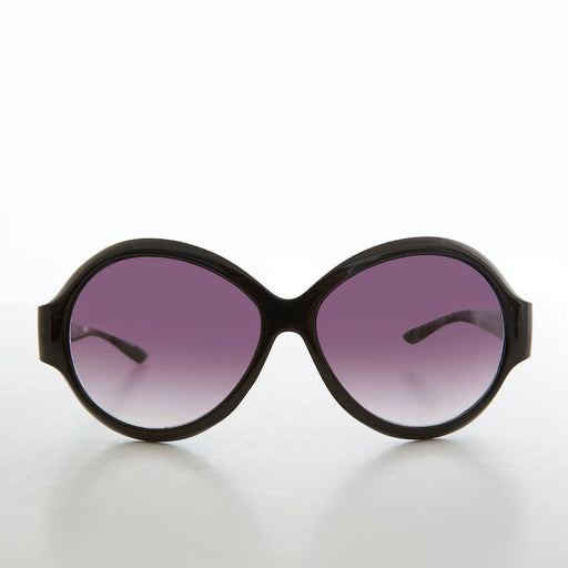 image of sunglasses model SUNGLASS MUSEUM Oversized Round Retro Sunglasses - Gale