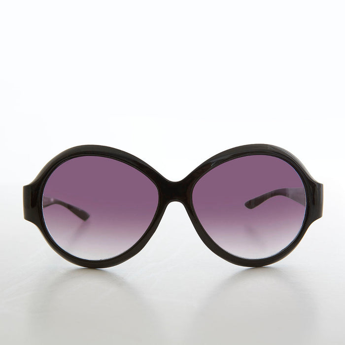 image of sunglasses model SUNGLASS MUSEUM Oversized Round Retro Sunglasses - Gale