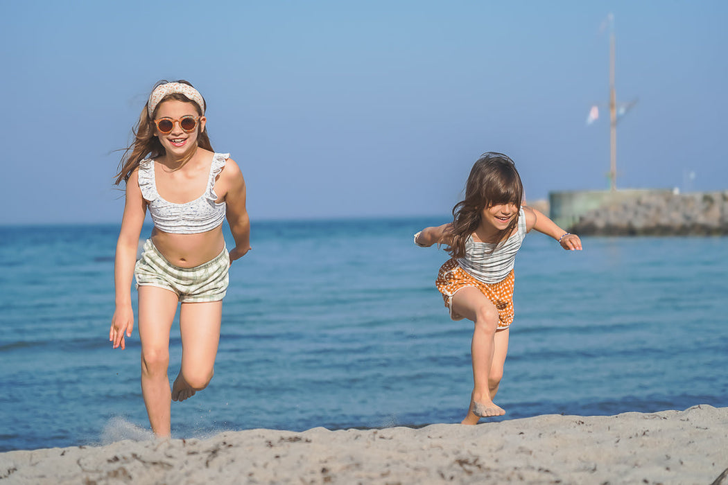 Classic | Sustainable Sunglasses | Plant-Based Bendable Polarized - Child | 3-8 Y | Ivory Tortoise