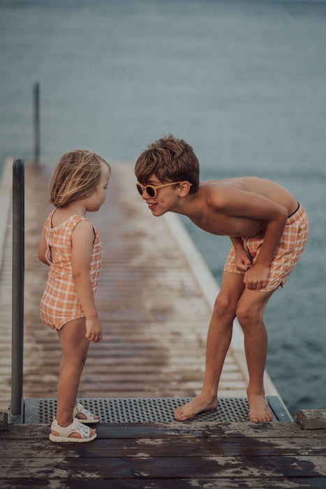 Classic | Sustainable Sunglasses | Plant-Based Bendable Polarized - Child | 3-8 Y | Ivory Tortoise