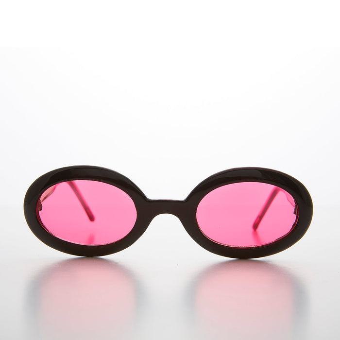 SUNGLASS MUSEUM Small Junior Adult Oval Sunglasses - Gem 1