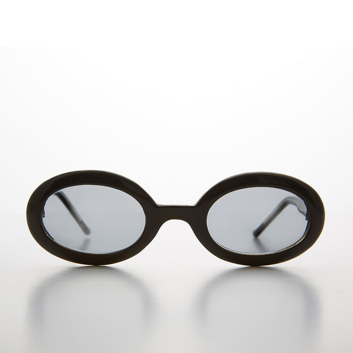 SUNGLASS MUSEUM Small Junior Adult Oval Sunglasses - Gem 1