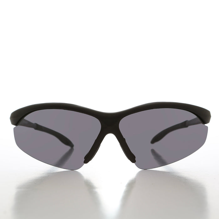 Black Wrap Around 90s Vintage Sunglasses - Genesee