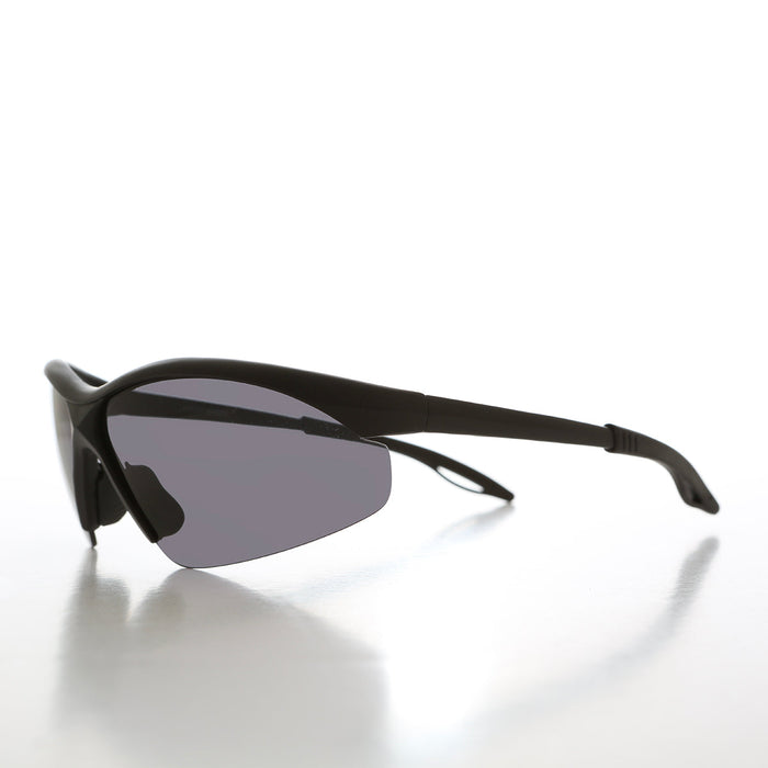 Black Wrap Around 90s Vintage Sunglasses - Genesee