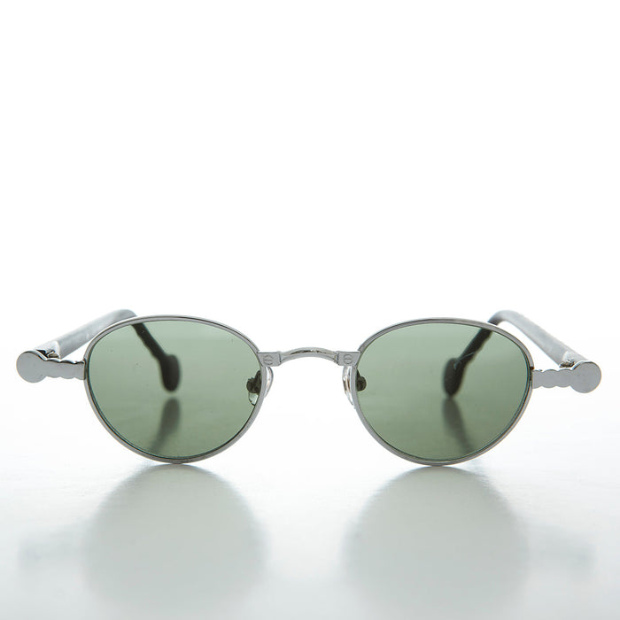 image of sunglasses model SUNGLASS MUSEUM SUNGLASS MUSEUM 90s Metal Steampunk Victorian Wide Frame Vintage Sunglass - Gideon