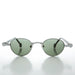 image of sunglasses model SUNGLASS MUSEUM SUNGLASS MUSEUM 90s Metal Steampunk Victorian Wide Frame Vintage Sunglass - Gideon