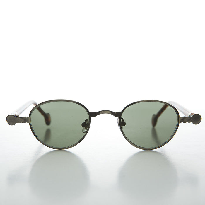 image of sunglasses model SUNGLASS MUSEUM SUNGLASS MUSEUM 90s Metal Steampunk Victorian Wide Frame Vintage Sunglass - Gideon